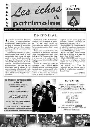 échos du patrimoine n°14