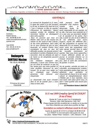 Toulouse7notrequartier journal n°26