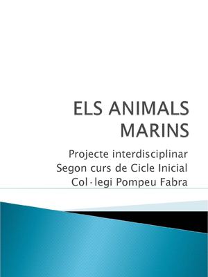 els animals marins