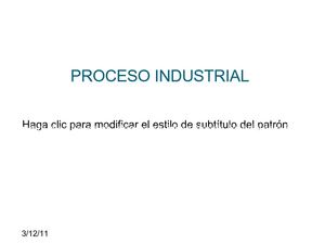 Proceso Industrial