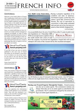 French Info issue 4 www.frenchinfo.eu