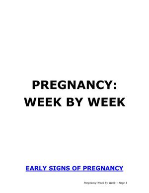 40 Weeks of Pregnancy