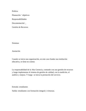 SISTEMA DE GESTION DE CALIDAD