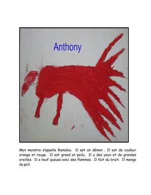 Mon monstre domestique Anthony