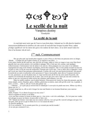 Le scellé de la nuit