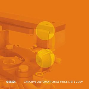 GIBIDI: New 2009 Price List & Catalogue