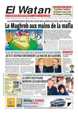 El Watan [La Patrie] du 18/05/'09