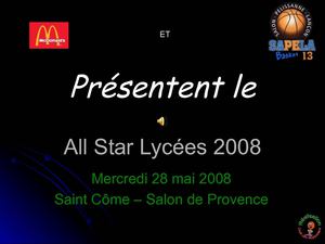All Star Lycées 2008 sponsor