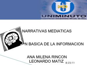 NARRATIVAS MEDIATICAS
