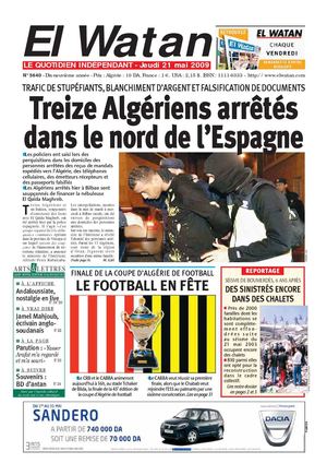 El Watan [La Patrie] du 21/05/'09
