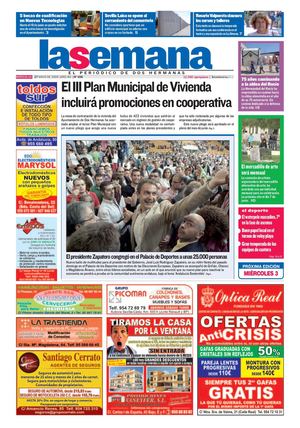 Periódico La Semana de Dos Hermanas Nº 698. 27/05/2009