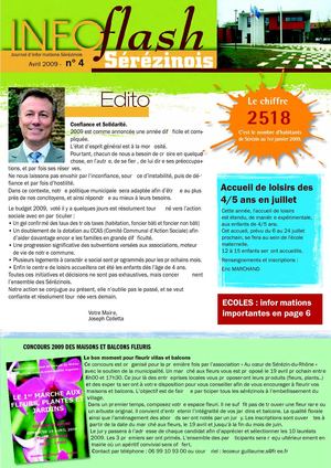 Infoflash N°4 Serezin du Rhone