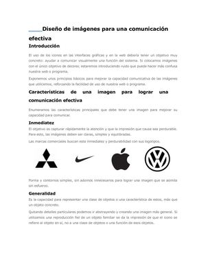 DISEÑO DE IMÀGENES PARA UNA COMUNICACIÒN EFECTIVA