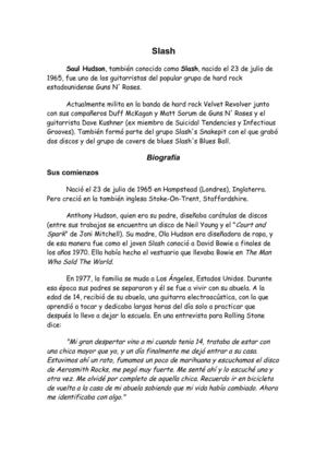 Información sobre este guitarrista