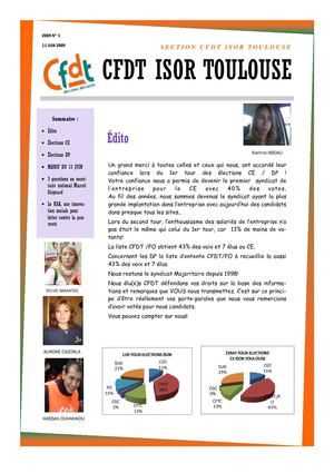 Le Lien! Bulletin d'information CFDT ISOR Toulouse
