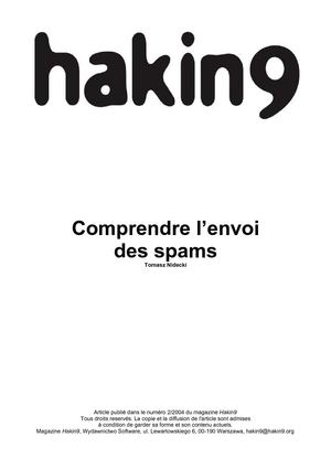 HACKIN9 Mag - Comprendre l'envoi des spams