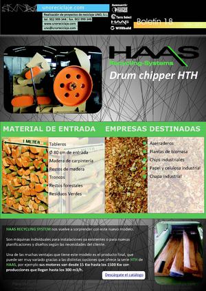 Maquina Trituradora para todo tipo de Madera, Ramas y Troncos hasta 80 cm