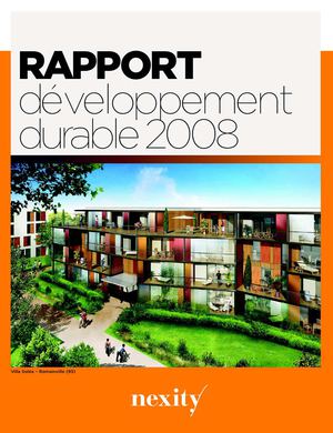 Rapport Développement durable | Nexity