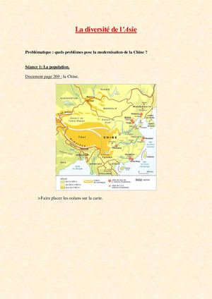 5ème - La Chine