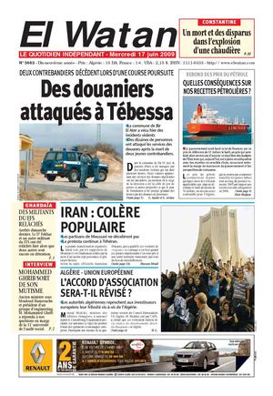 El Watan [La Patrie] du 17/06/'09