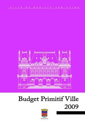 Budget primitif 2009