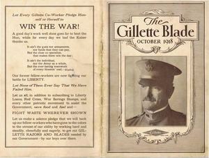 The Gillette Blade, October 1918, Vol. 1 No. 12 (low resolution)