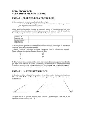 Ejercicios para septiembre, 1º eso