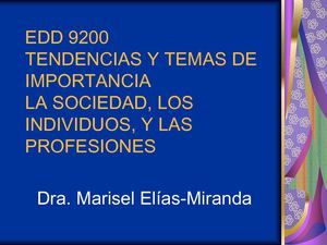 Presentacion de Marisel Elías Miranda Ed. D