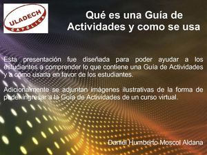 Qué es una Guía de Actividades y Cómo se usa