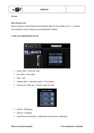 tutoriel Animoto