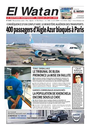 El Watan [La Patrie] du 24/06/'09