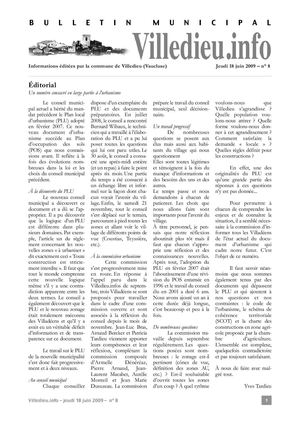 Villedieu infos n°8