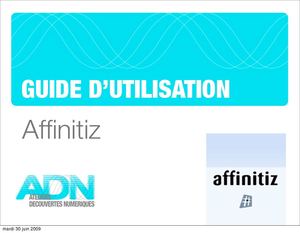 Guide Affinitiz ADN