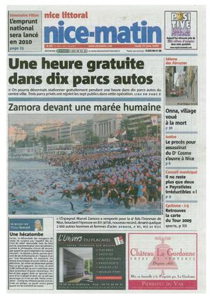 Article Nice Matin 29/06/09 Ironman Nice