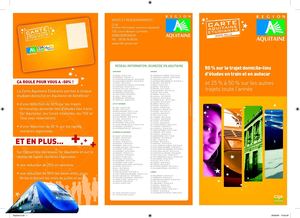 La Carte Aquitaine Etudiants