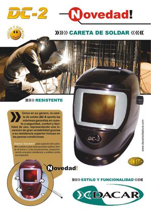 Careta de Soldar DC-2 Vision.