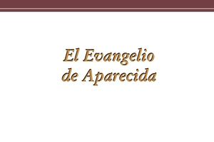 EL EVANGELIO DE APARECIDA