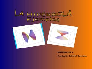 ejemplos de hiperbolas