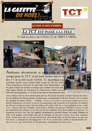 GAZETTE 25 DECEMBRE 2008