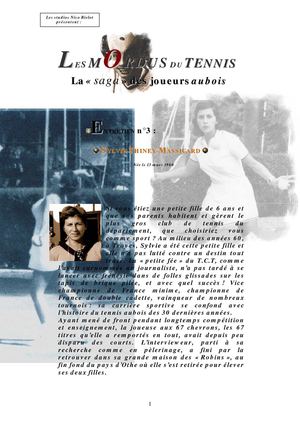 INTERVIEW SYLVIE THINEY-MASSICARD