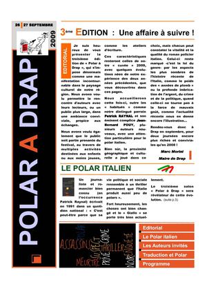 GAZETTE DU POLAR A DRAP 2009