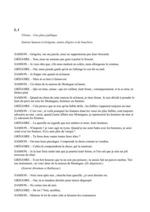 romeo et juliette acte I