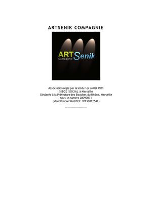 Statuts - Artsenik compagnie