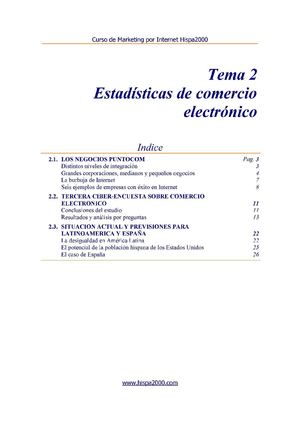 Curso de Marketing por Internet Hispa2000 – Tema 2: El Marketing por Internet