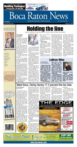 Boca Raton News - August 4th 2009