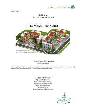 Arenas de Bavaro - Guia del Comprador