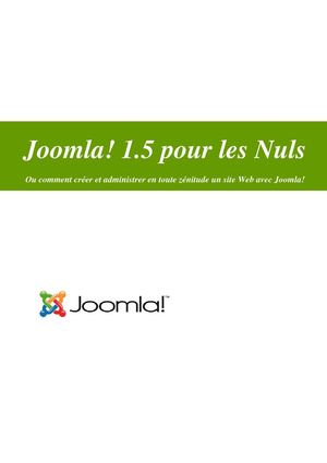 joomla 1.5 pour les nuls ver.1.28