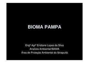 Bioma Pampa - Apresentação PowerPoint