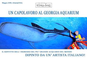 MURALES AL GEORGIA AQUARIUM DI ATLANTA