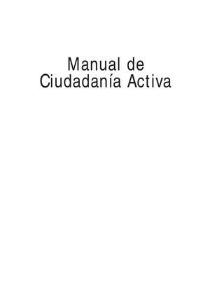 Manual de Ciudadanía Activa